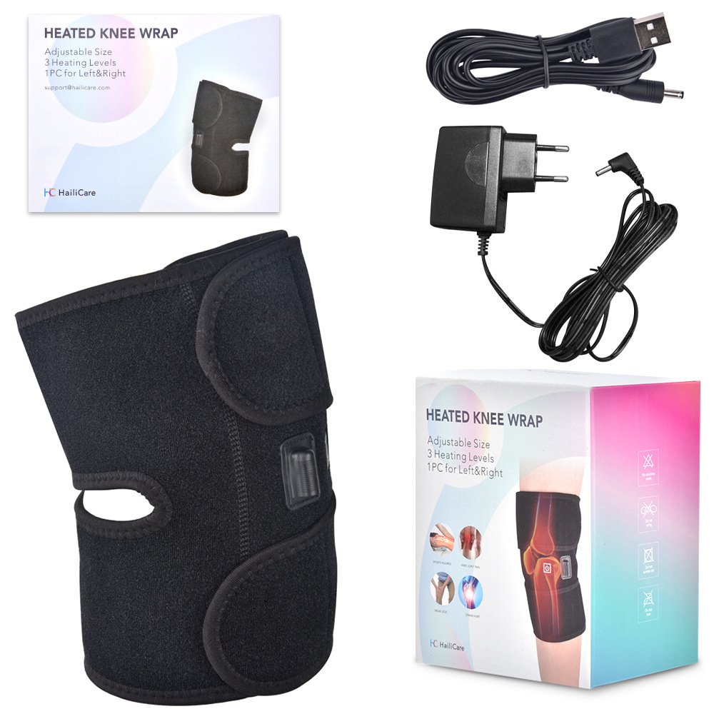 Wellnee Heated Knee Wrap – USB Powered, 3 Heat Settings - Image 9