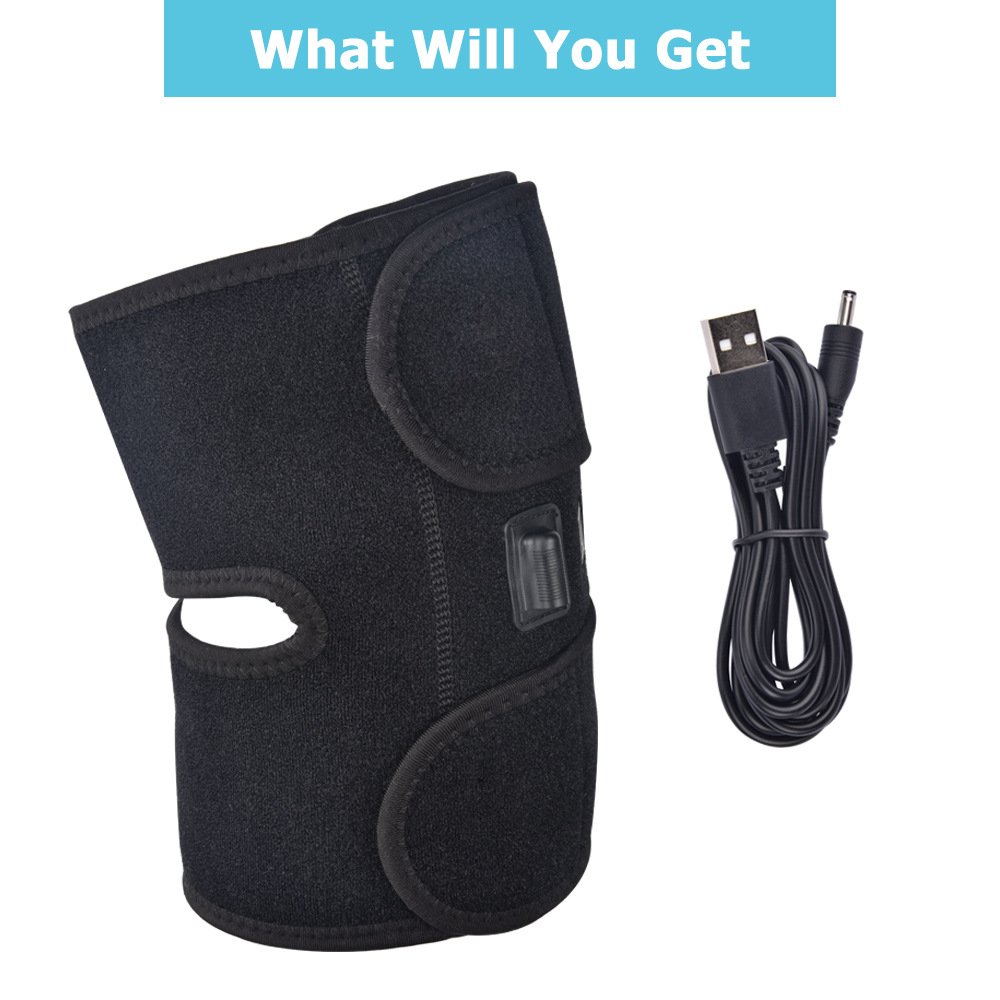 Wellnee Heated Knee Wrap – USB Powered, 3 Heat Settings - Image 7