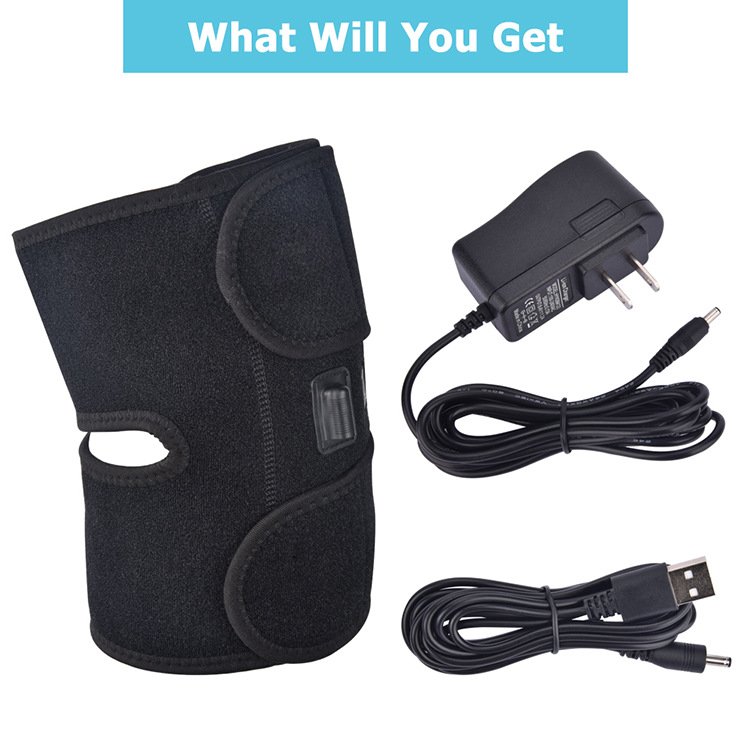 Wellnee Heated Knee Wrap – USB Powered, 3 Heat Settings - Image 5