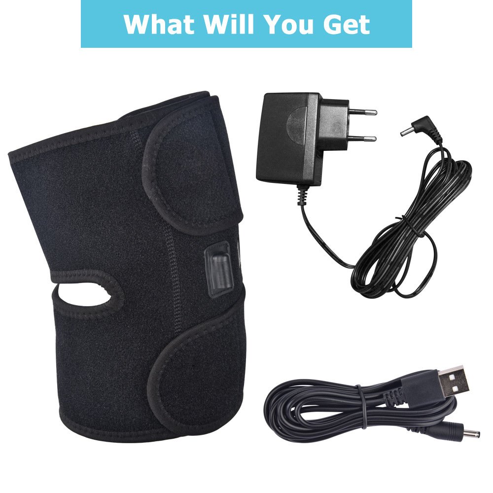 Wellnee Heated Knee Wrap – USB Powered, 3 Heat Settings - Image 6